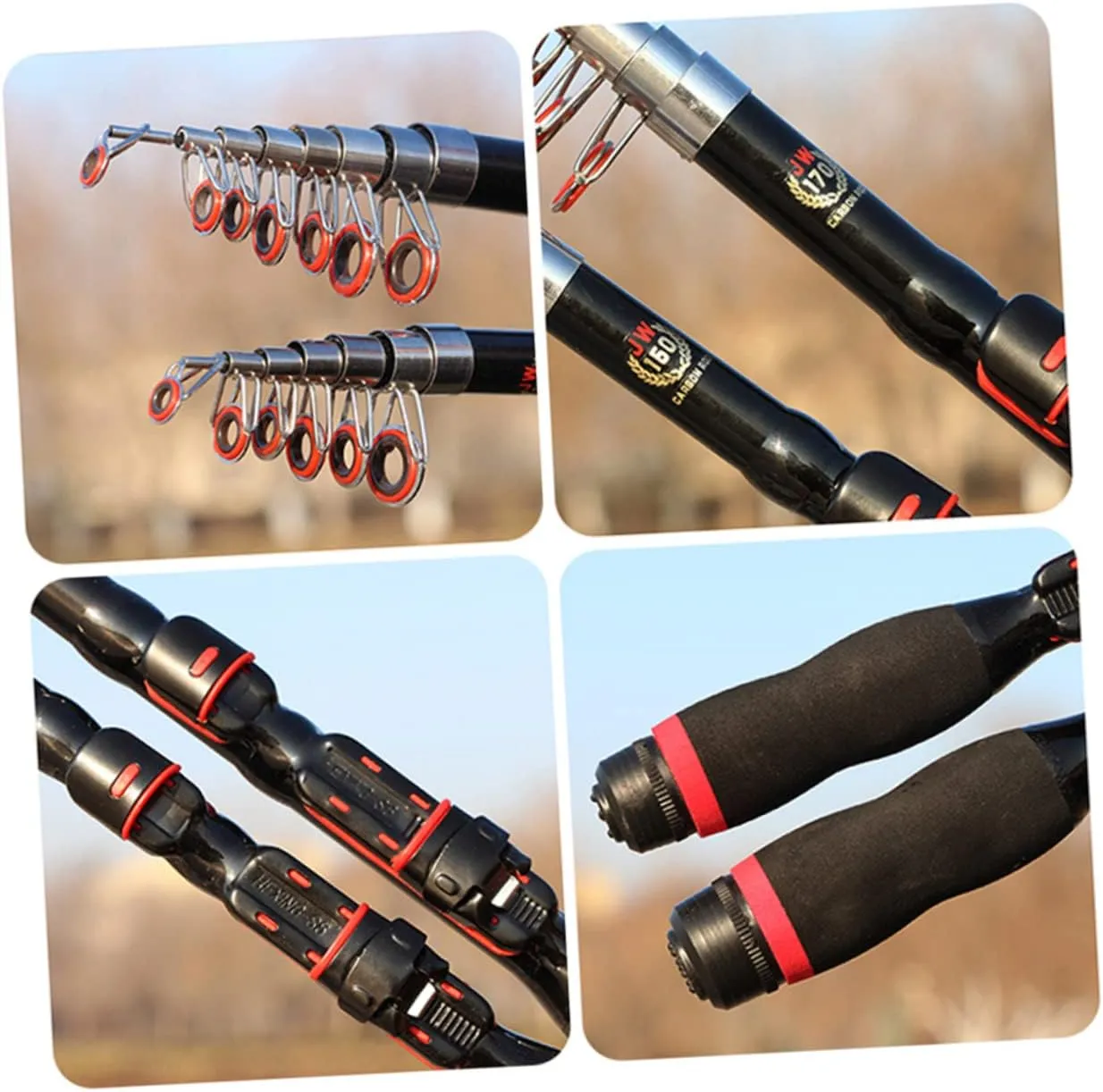 Telescopic Fishing Rod Travel Fishing Rod Fishing Rod for Fish Lover Saltwater Fishing Rod