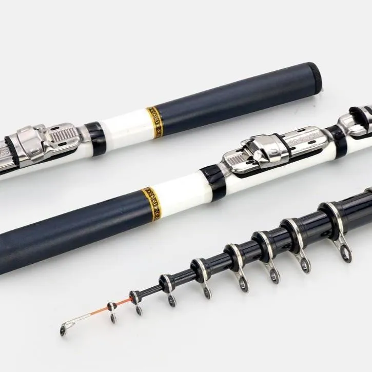 TELESCOPIC SPINNING FISHING ROD
