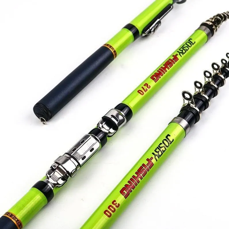 TELESCOPIC SPINNING FISHING ROD