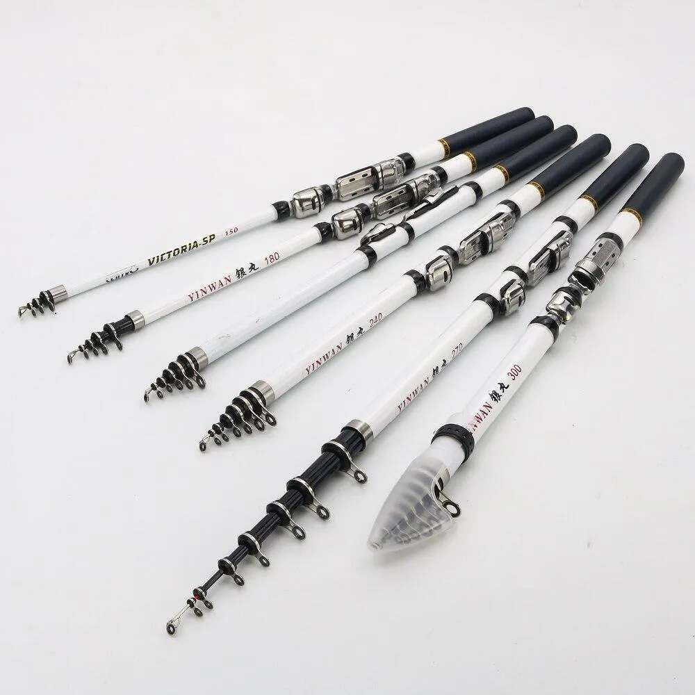 TELESCOPIC SPINNING FISHING ROD