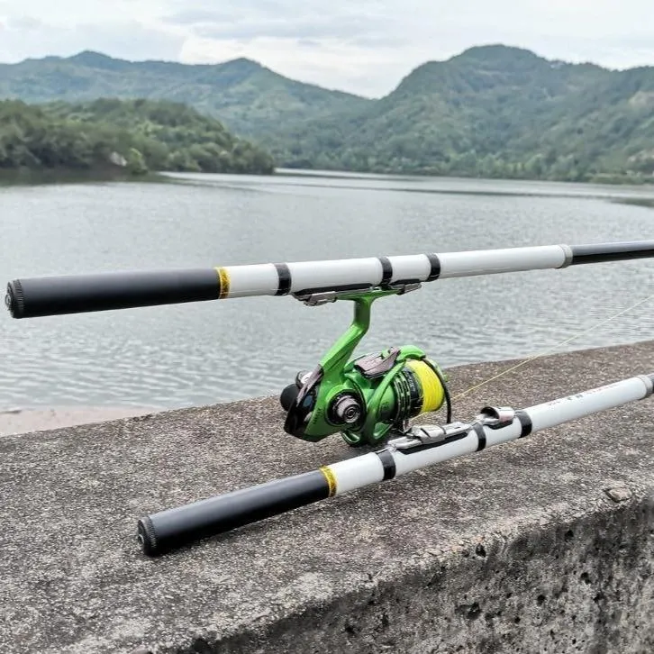 TELESCOPIC SPINNING FISHING ROD