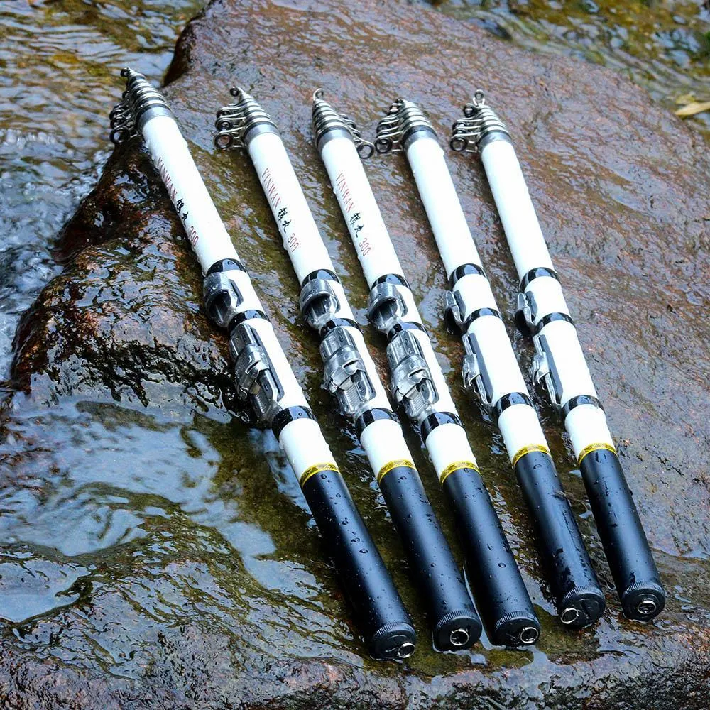 TELESCOPIC SPINNING FISHING ROD