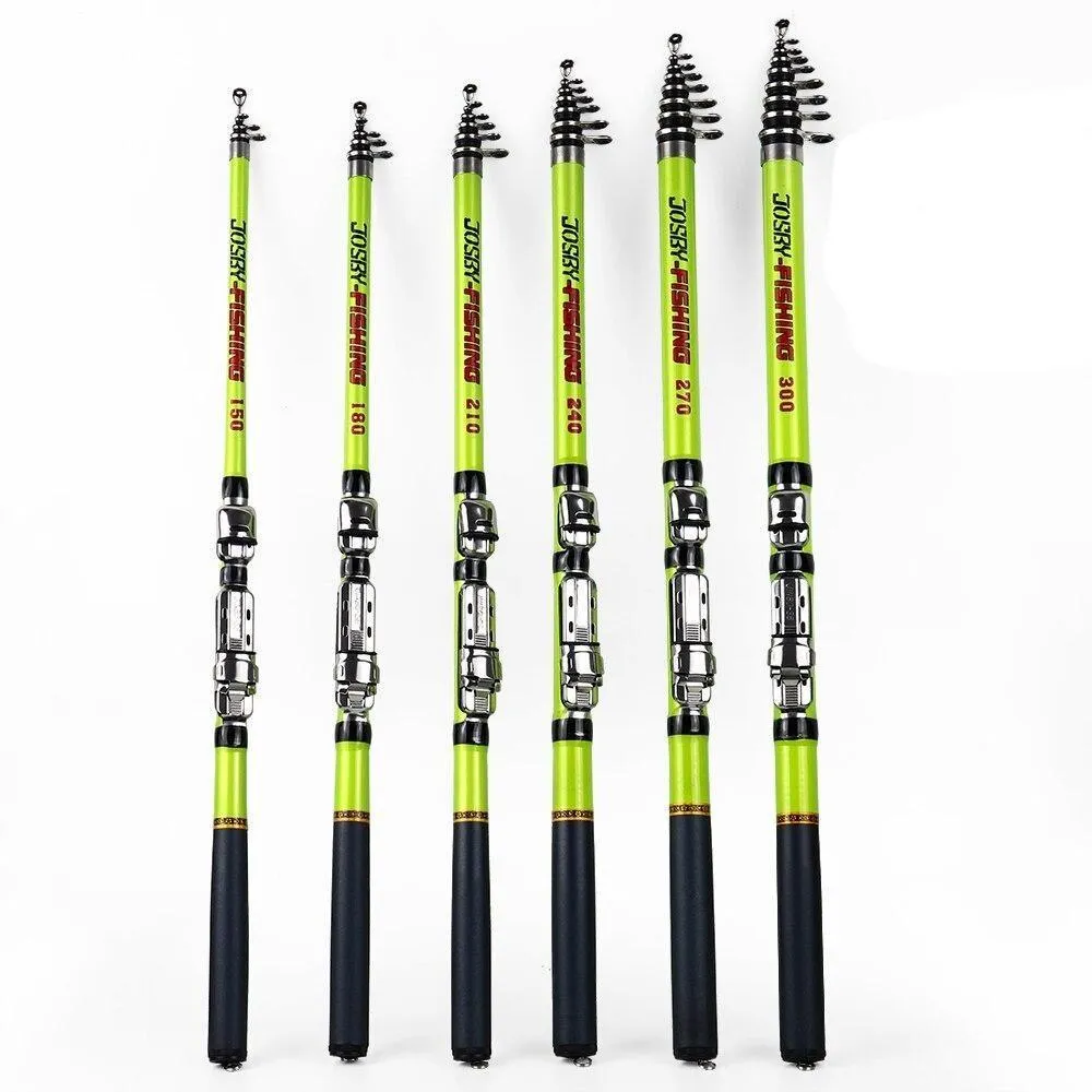 TELESCOPIC SPINNING FISHING ROD