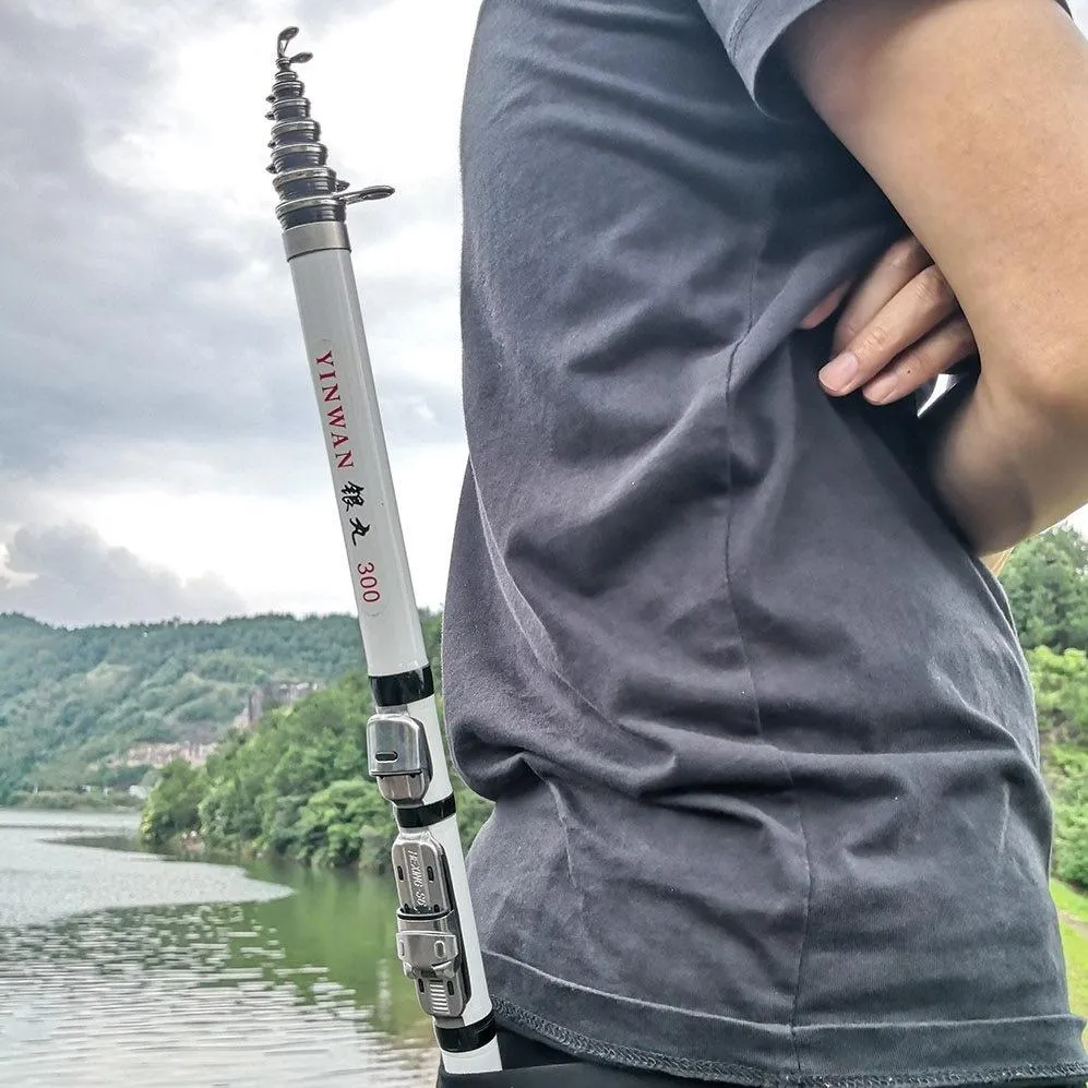 TELESCOPIC SPINNING FISHING ROD