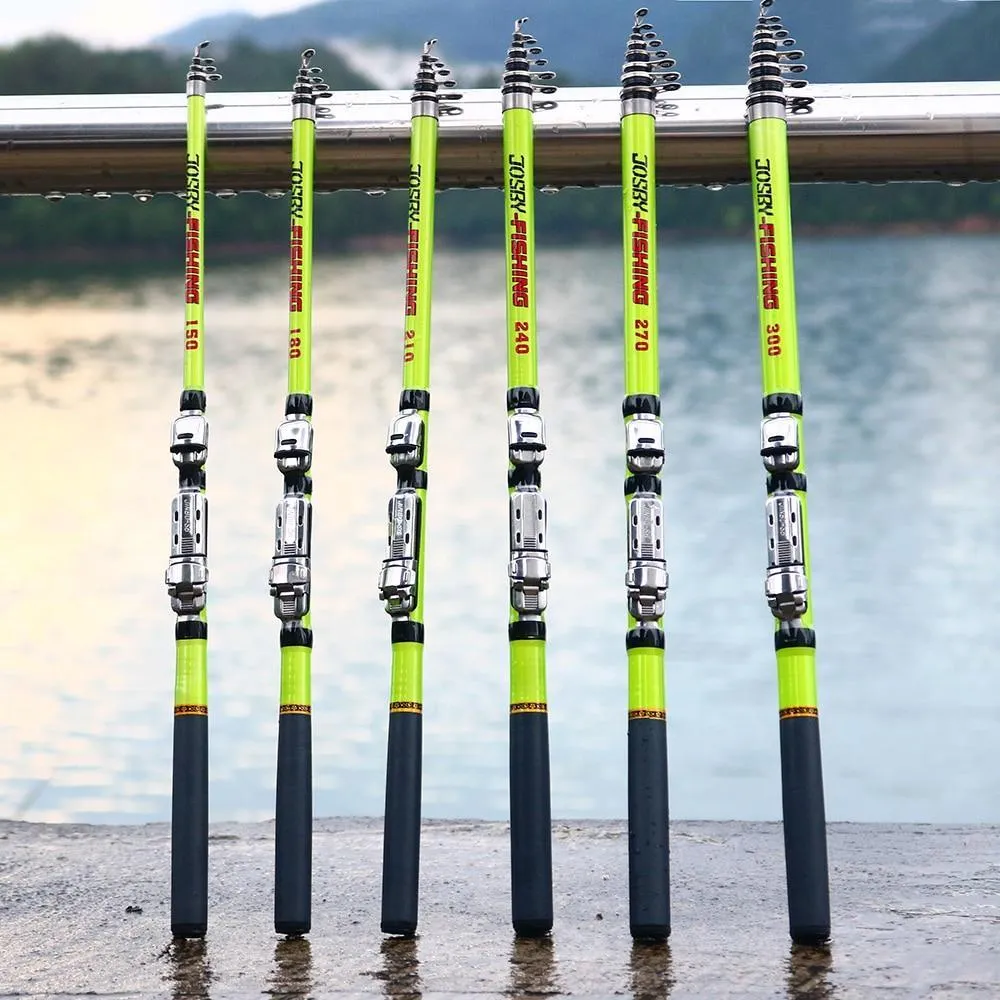 TELESCOPIC SPINNING FISHING ROD