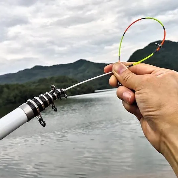 TELESCOPIC SPINNING FISHING ROD