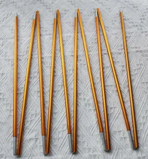 Tent Pole Aluminum Tent Pole Tent Rod Replacement Accessories Folding Support Rod for Camping Hiking 8.5mm 0.33 in 7001 Aluminum Alloy T6 Tent Rod