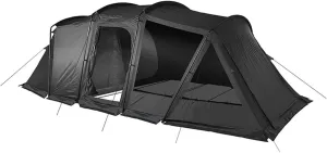 Tents Tent One Room One Hall Rainstorm Protection Outdoor Camping Thickening Tent Camping Equipment (Black One Size)