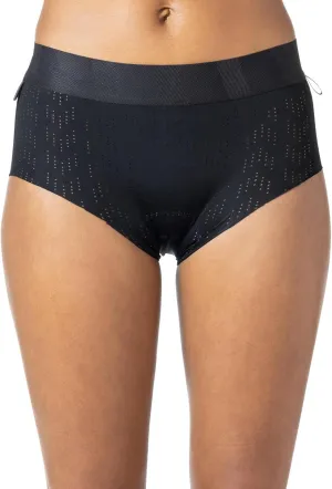Terry Cyclo Brief 2.0 Bike Liner - Women's No-Show Breathable Padded Cycling Underwear - 2 inch Inseam
