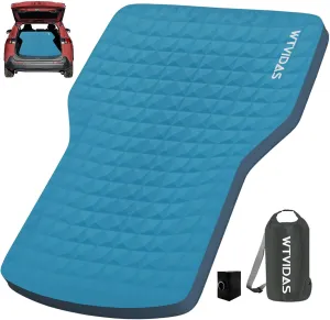 Tesla Model Y Self Inflating Mattress with Solid Foam & Air Pump,Portable SUV Car Sleeping Mattress,Foam Camping Pad for Tesla,3.2”Thick