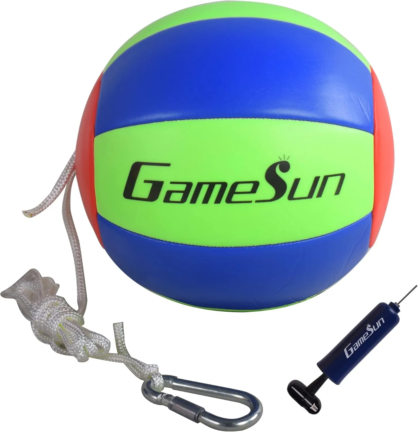 Tetherball and Rope,Full-Size Soft Touch, Portable Tetherballs with Soft Rope - Great Outdoor Game for Kids