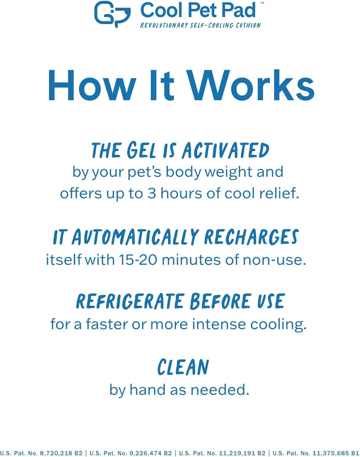 The Green Pet Shop Cool Pet Pad - Medium, Sage Grey - Self-Cooling, Pressure Activated Mat for Dogs & Cats from 21-45 lbs - Non-Toxic Gel, No Water Needed