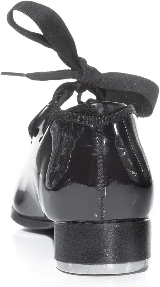Theatricals Womens Tap Star Ribbon Tie Elastic Tap Shoes