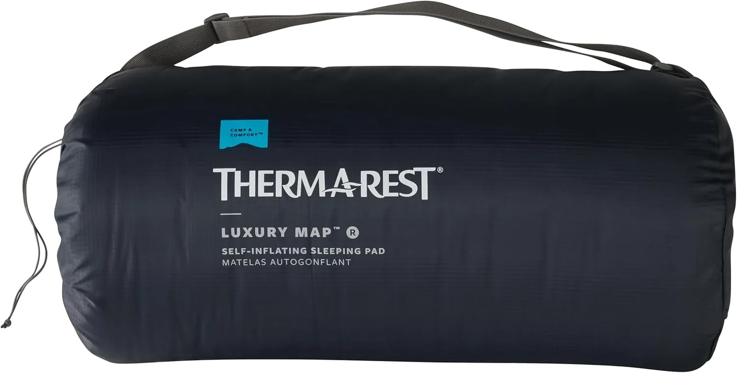 Therm-a-Rest LuxuryMap Self-Inflating Foam Camping Sleeping Pad, X-Large - 30 x 77 Inches