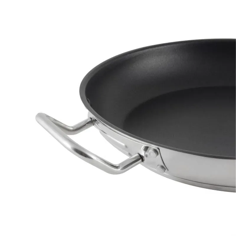 Thundergroup 14" 18/8 STAINLESS STEEL FRY PAN QUANTUM II