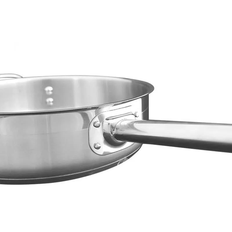 Thundergroup 3 qt, 10" Diameter Stainless Steel Sauté Pan with Lid