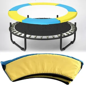 Trampoline Pad, 4FT/5FT Waterproof Tear-Resistant Trampoline Safety Pad Trampoline Spring Cover Multicolor Children's Surround Spring Foam Cover Accessories for Outdoor
