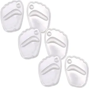 Transparent Forefoot Pads Gel Cushion Insoles for High Heel Relief Comfortable Foot Massage Cushion Metatarsalgia Relief All Day Support