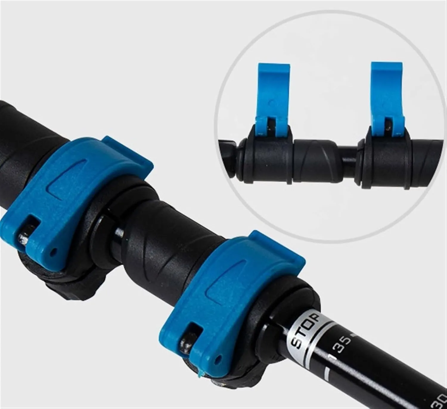 Travel Trekking Pole Outdoor Trekking Poles Aluminum Trekking Poles Walking Telescopic Climbing Pole Portable Outdoor Activities(Blue)