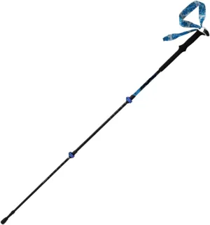 Travel Trekking Pole Outdoor Trekking Poles Aluminum Trekking Poles Walking Telescopic Climbing Pole Portable Outdoor Activities(Blue)