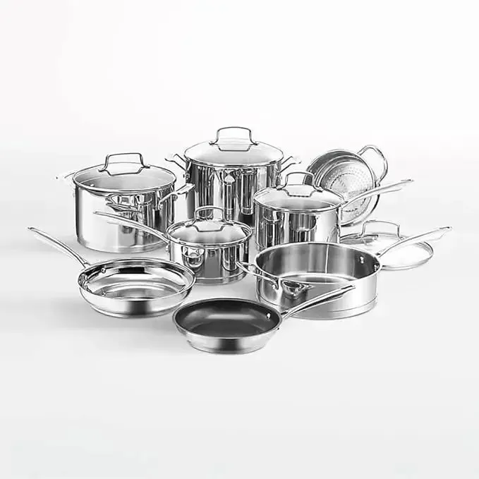 Tri-Ply Clad Stainless Steel Cookware Set