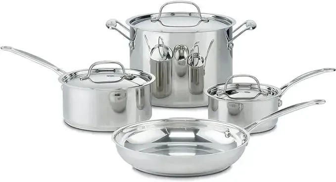 Tri-Ply Clad Stainless Steel Cookware Set