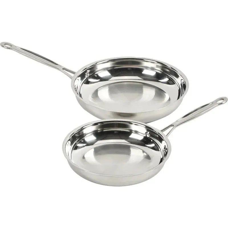 Tri-Ply Clad Stainless Steel Cookware Set