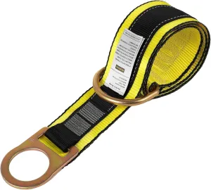 TRSMIMA Safety Strap Fall Protection - 3ft 4ft 6ft Cross Arm Strap Anchor Strap Anchorage Lanyard D Ring for Safety Harness
