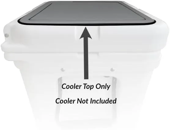 Tundra 35 Cooler Lid Tops - EVA Foam YETI Chest Cooler Peel and Stick Comfort Pad - Hard Side Camping, Boating, Tail Gate, Ice Box Top Cushion