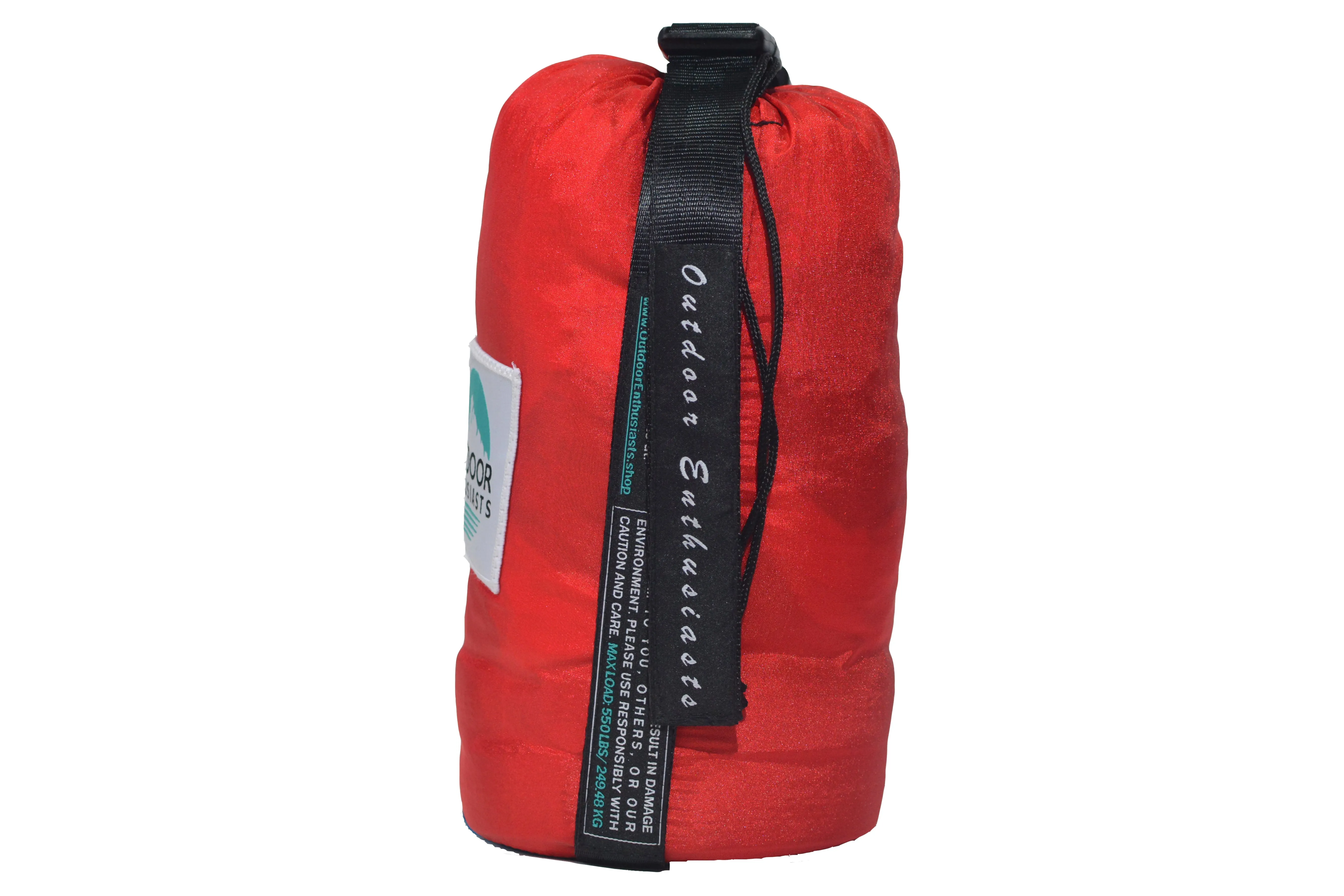Two Person Portable Hammock | Radically Red & Classic Blue