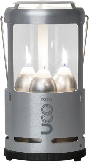 UCO Candlelier Candle Lantern, Candle Lanterns for Real Candles, Perfect Outdoor Gear for Camping or for Power Outages, Includes 3 Long Burning Candles