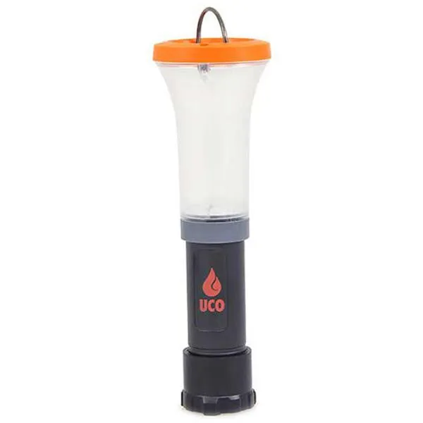 UCO Clarus Lantern &  Flashlight, Orange, 150 lm, 3x1.5V AAA