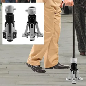 Ultra-Grip Walking Stick Buddy with Anti-Shock Springs