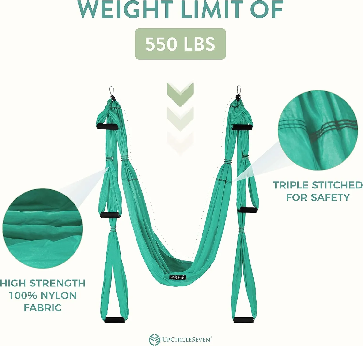 UpCircleSeven Aerial Yoga Swing Set Ceiling Mount Accessories