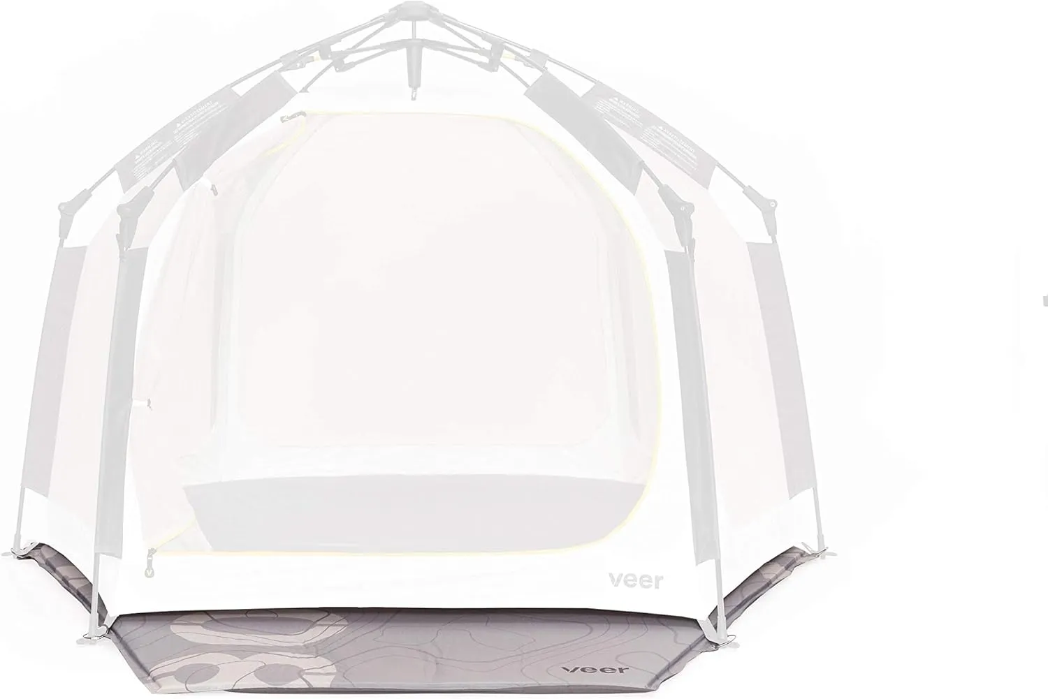 Veer Air Pad - Self-Inflating Padded Floor Cushion - Designed to Fit Securely Under Basecamp