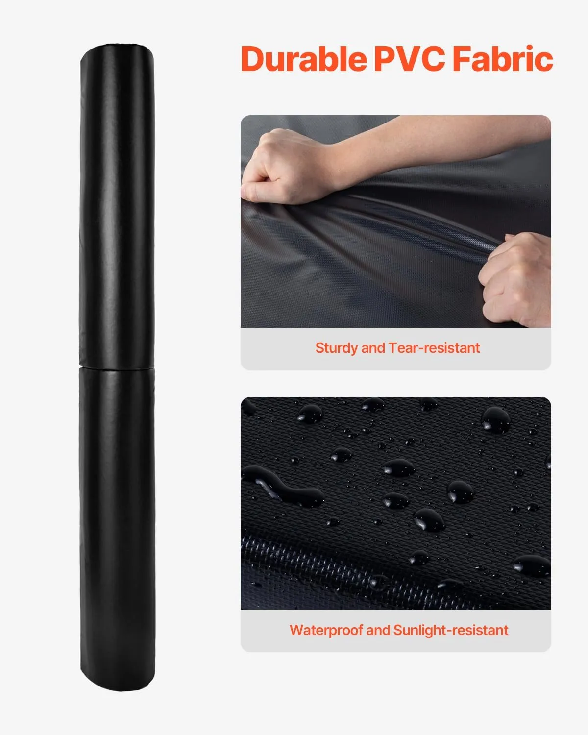 VEVOR Basketball Pole Pad, 71 inch Tall and 1.2 inch Thick Heavy Duty Wrap Around Pole Padding, Fits 2-6.3 Round & 4.5x4.5 inch Square Pole, All-Weather Waterproof Protective Pad for Basement Garage