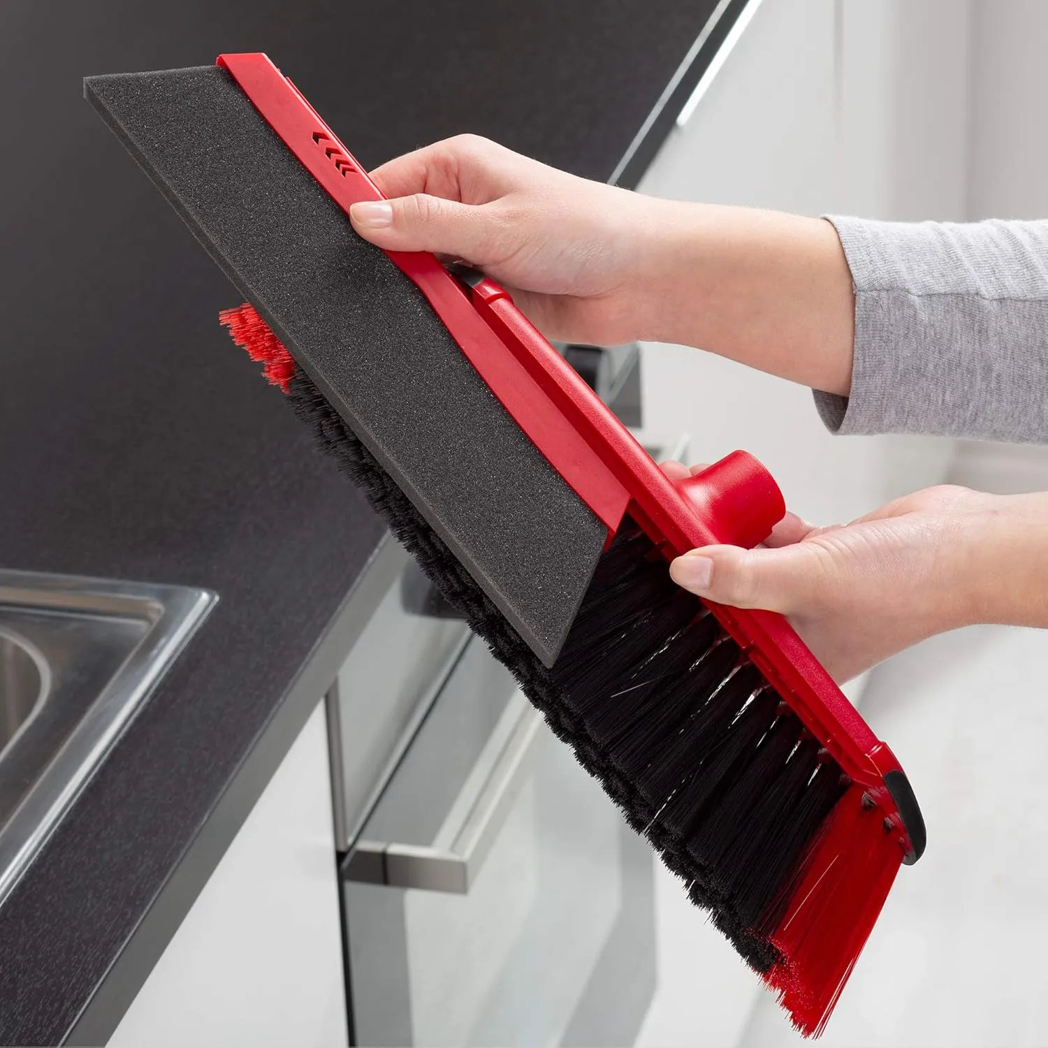 Vileda 160496 DuActiva 2-in-1 Anti-Dust Broom Plus 2in1 Dustpan and Brush Set