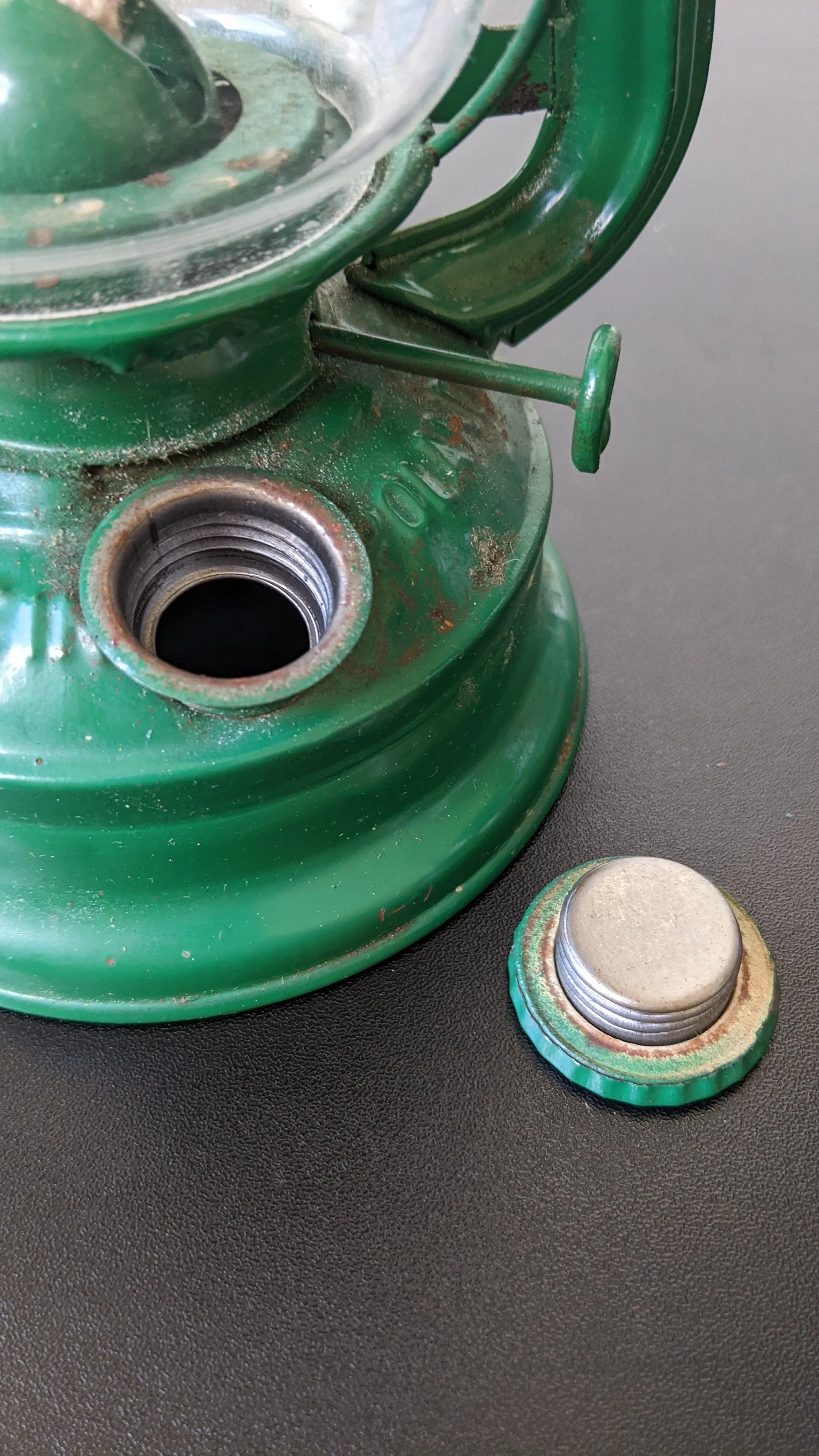 Vintage Paraffin Oil Storm Lantern, Polish Jupiter-1 Hurricane Lamp, Outdoor Camping