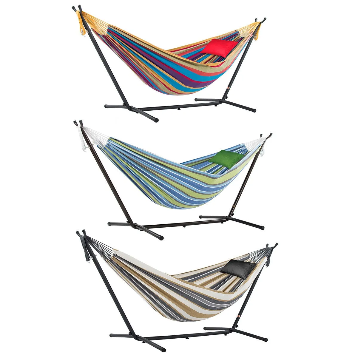 Vivere 2.7M Cotton Hammock Bundle