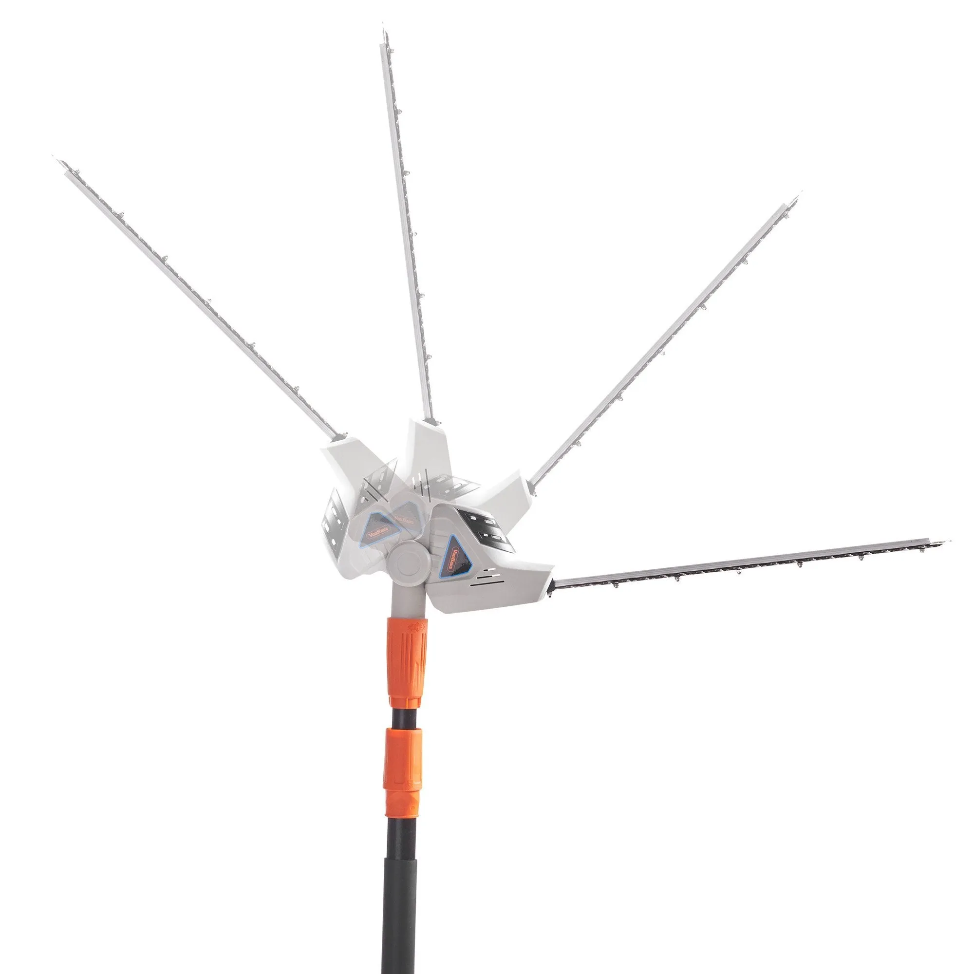 VonHaus 40V Max Cordless 20" Pole Hedge Trimmer with 83.8" to 107.5" Telescopic Extension - Includes 2.0Ah Battery and Charger