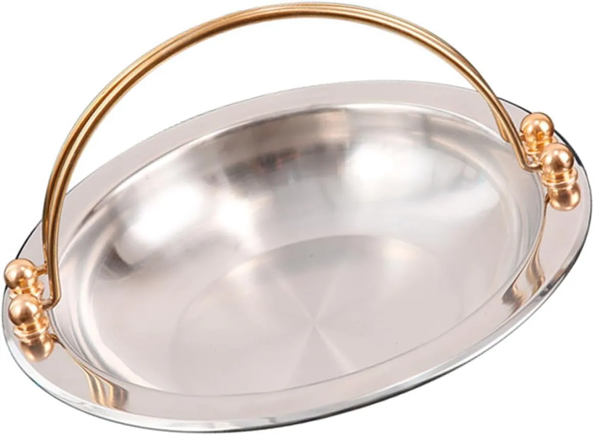 Wakauto Japanese Stainless Steel Cooking Pot Dual Handle Outdoor Cookware for Stewing Stir Frying Hot Pot and More Fast Heating for Camping and Picnics