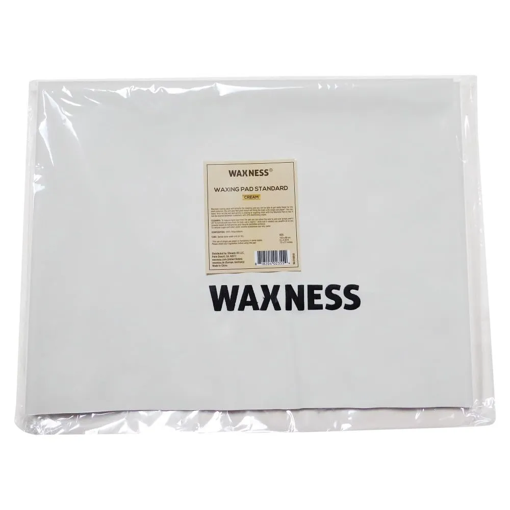 Waxness Non-Sticky Sugaring and Waxing Pad Standard 72" X 27" Cream