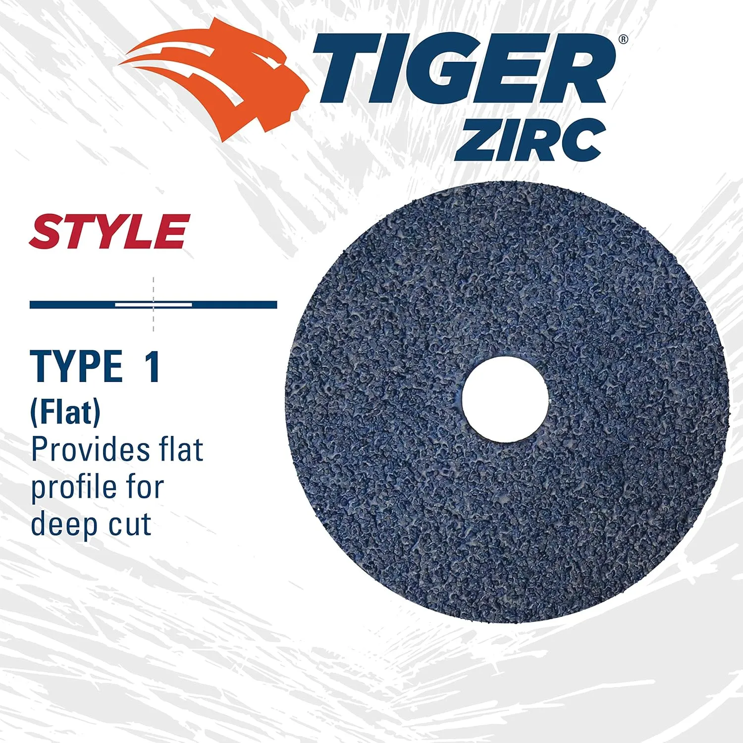 Weiler 59731 Tiger Zirconia Alumina Resin Fiber Sanding & Grinding Disc, 4-1/2" Diameter, 24 Grit, 7/8" Arbor Hole (Pack of 25)