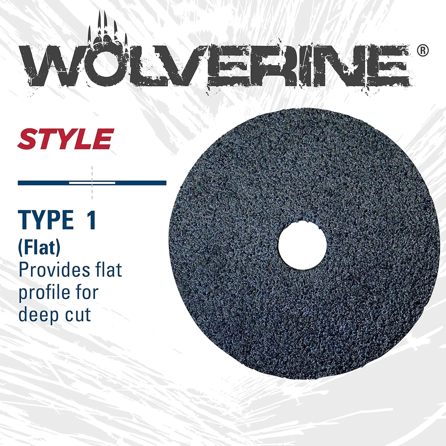 Weiler 62013 Wolverine Zirconia Alumina Resin Fiber Sanding & Grinding Disc, 5" Diameter, 36 Grit, 7/8" Arbor Hole (Pack of 25)