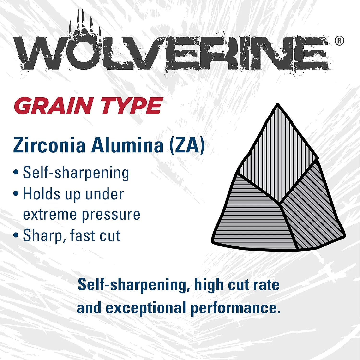 Weiler 62013 Wolverine Zirconia Alumina Resin Fiber Sanding & Grinding Disc, 5" Diameter, 36 Grit, 7/8" Arbor Hole (Pack of 25)