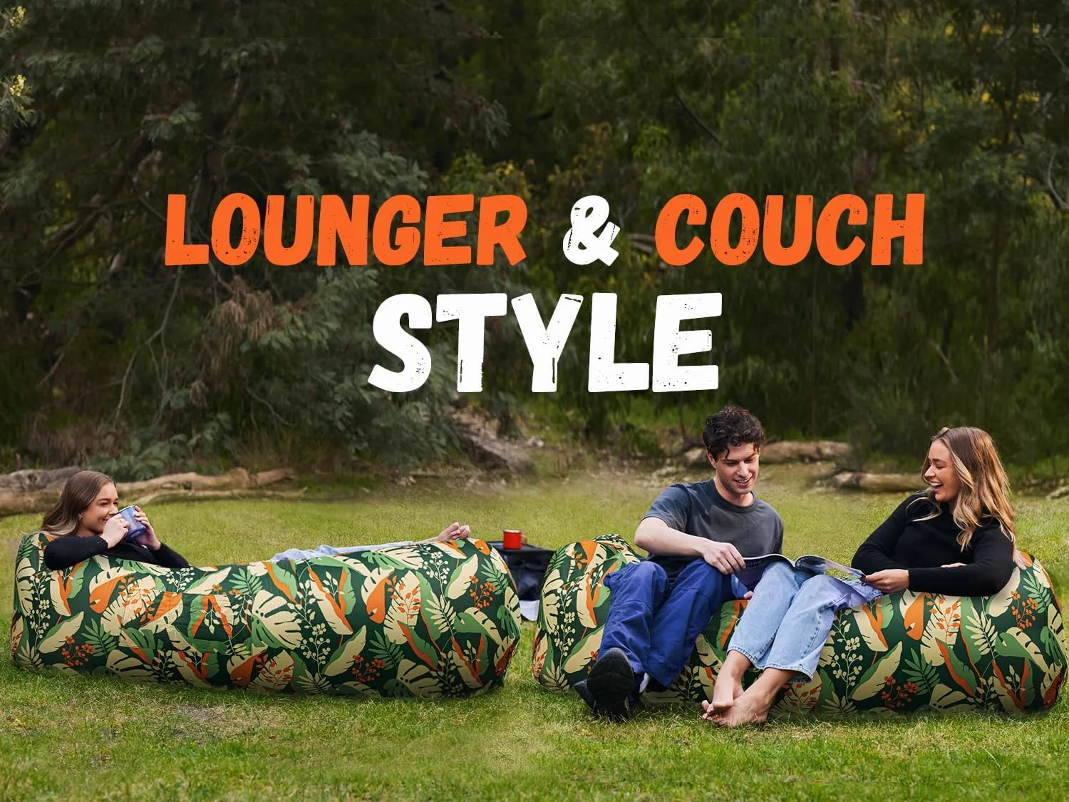 WEKAPO Inflatable Lounger Air Sofa Hammock-Portable,Water Proof& Anti-Air Leaking Design-Ideal Couch for Backyard Beach Traveling Camping Picnics & Music Festivals