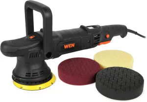 WEN Dual Action Polisher, 5-Inch Professional Grade, 8-Amp with Paddle Switch, 15mm Throw and LED Display (AA6158)