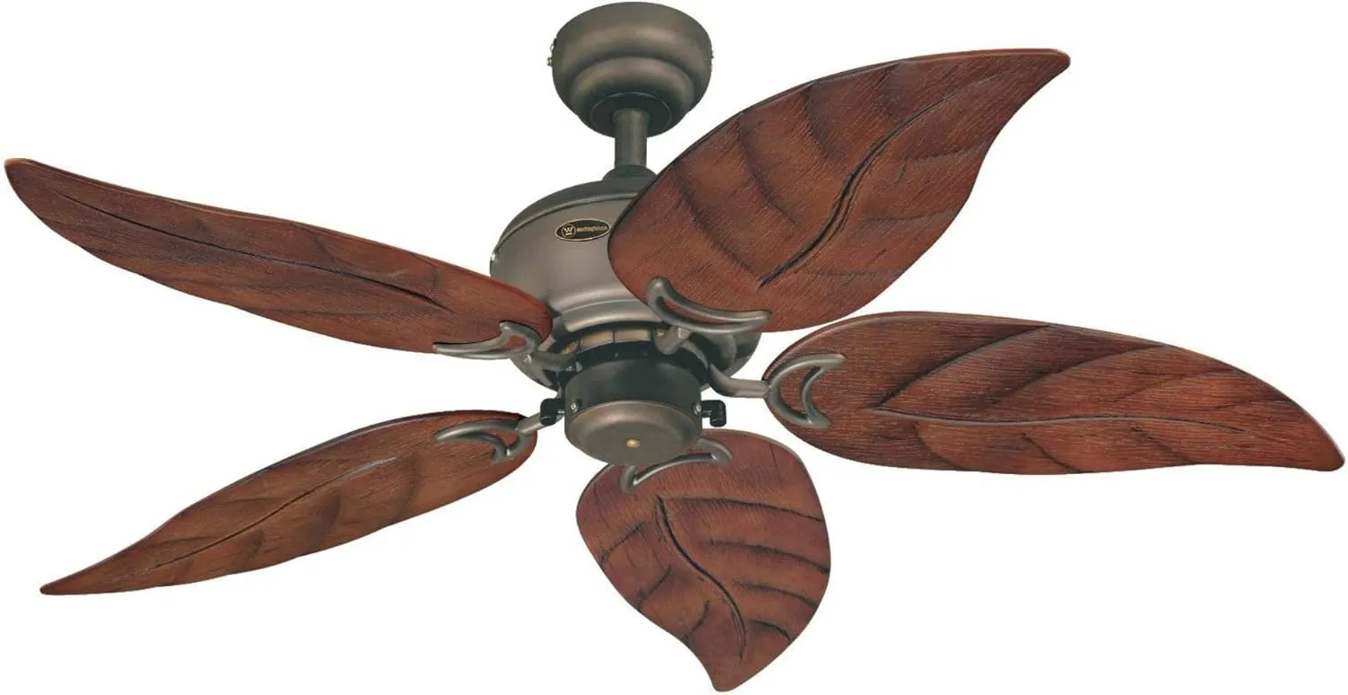 Westinghouse 7236200 Oasis Indoor/Outdoor Ceiling Fan with Light, 48 Inch, Oil Rubbed Bronze