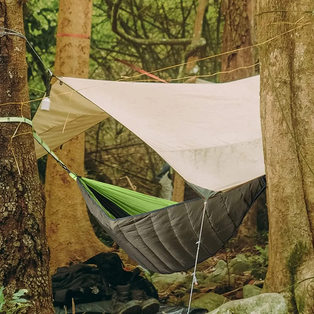 Winter Camping Warm Hammock, Ultralight Outdoor Camping Underquilt Portable Winter Warm Under Quilt Blanket Hammock