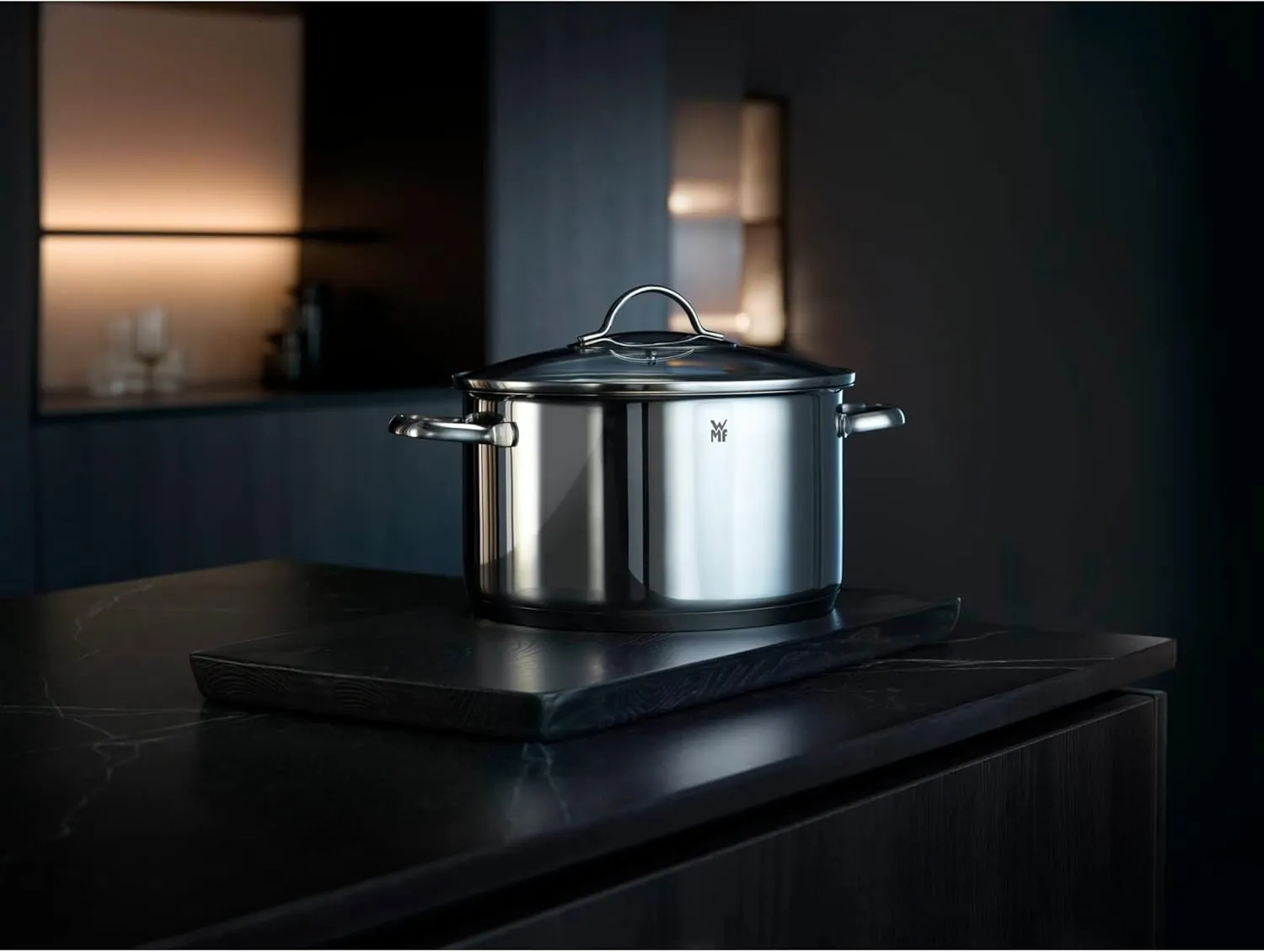 WMF Provence Plus Cromargan Pot Set, Silver, 5-Piece